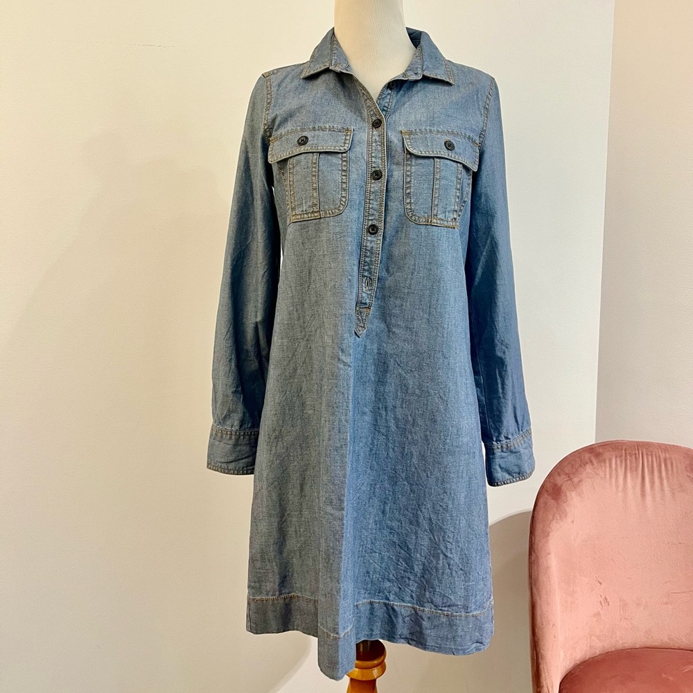 JCrew Denim dress in Size XS